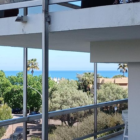Juan Les Pins Tanit Studio Climatise Vue Sur Mer Piscine Antibes Dış mekan fotoğraf