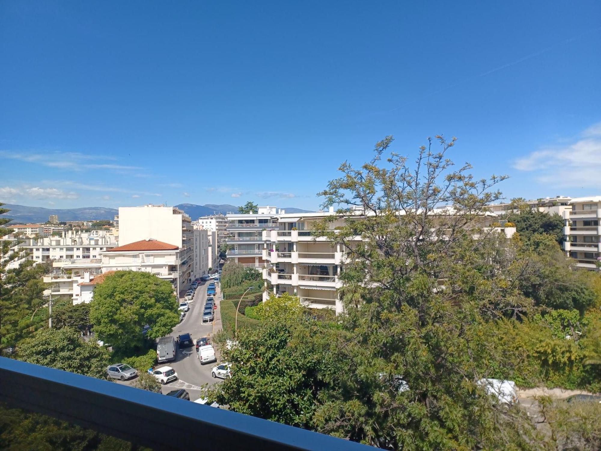 Juan Les Pins Tanit Studio Climatise Vue Sur Mer Piscine Antibes Dış mekan fotoğraf