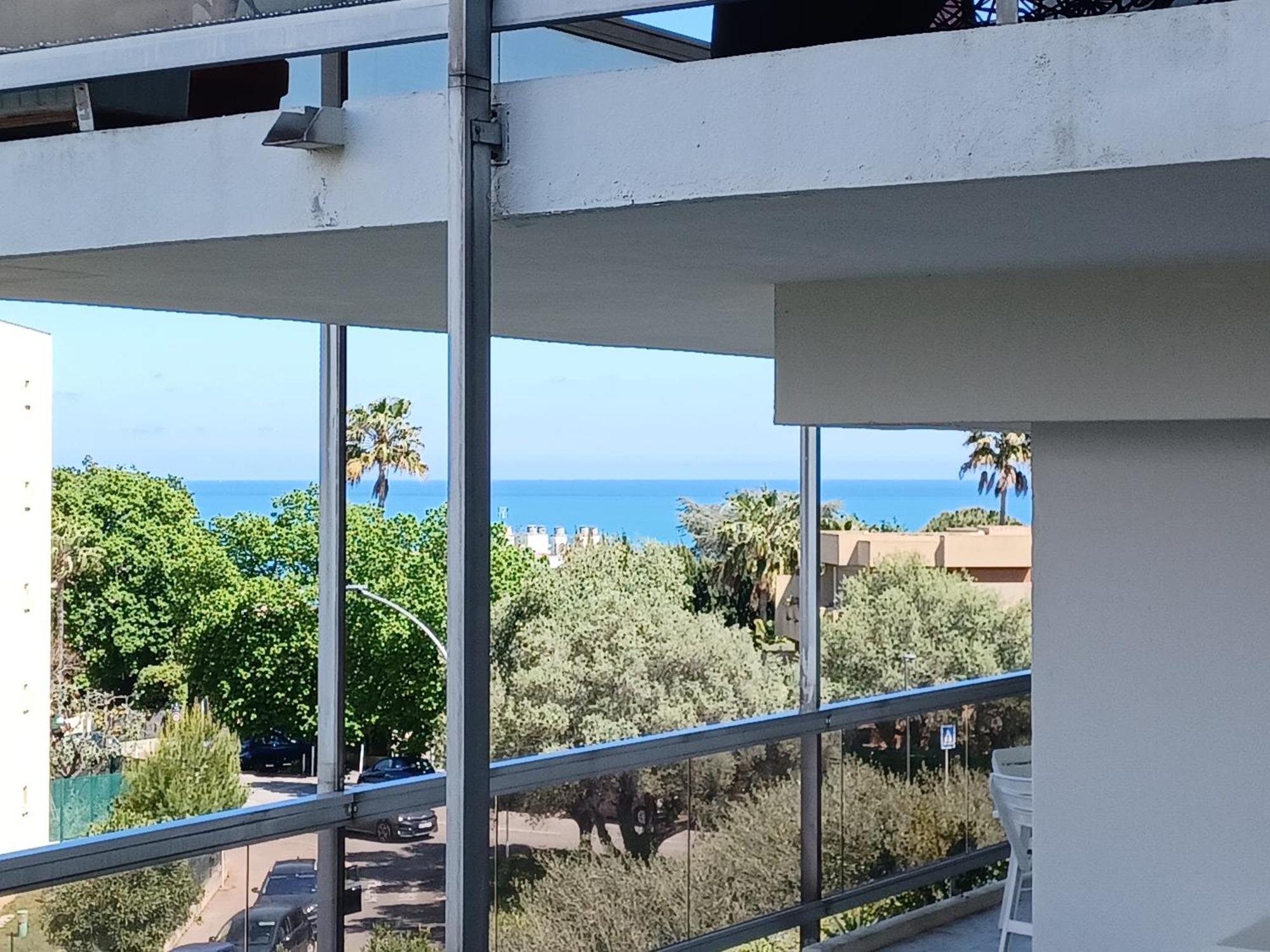 Juan Les Pins Tanit Studio Climatise Vue Sur Mer Piscine Antibes Dış mekan fotoğraf